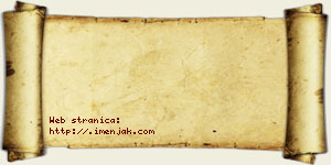 Živka Jugović vizit kartica